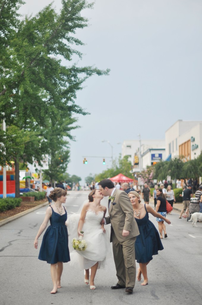 downtown wedding